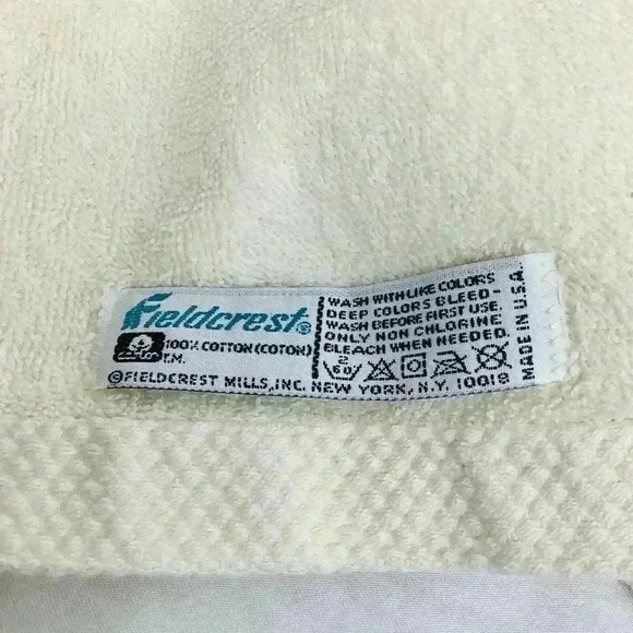 Fieldcrest Towel Set 3 PC Bathroom Bath Rocking Horse Bath Hand & Fingertips - Picture 2 of 2